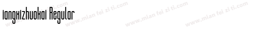 iangxizhuokai Regular字体转换